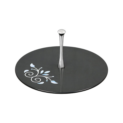 Tier Tray with Abalone Shell Inlay
